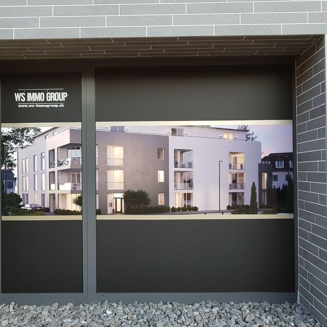 Fensterbeschriftung